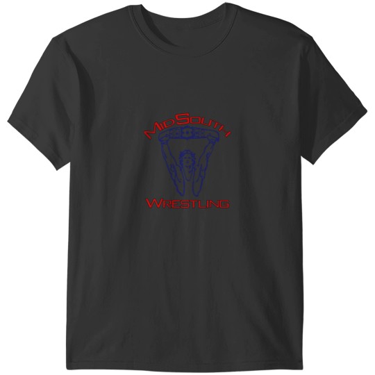 Discover Mid-South wrestlings logo Premium T-Shirts