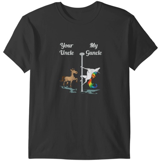 Discover Your Uncle My Guncle You Me Pole Dancing Unicorns Tee Active T-Shirts