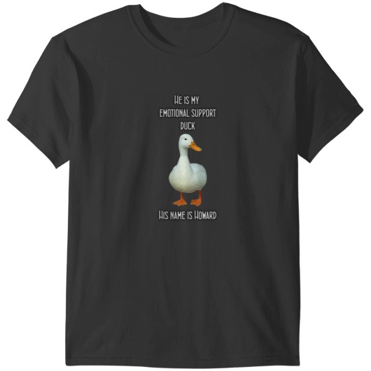 Discover Howard my emotional support duck Fitted T-Shirts