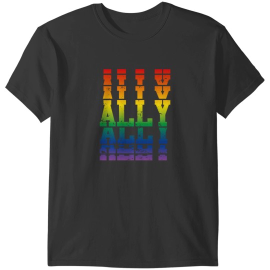 Discover Ally LGTBIQA Support your friends and family T-Shirts
