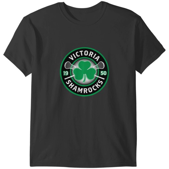 Discover Victoria Shamrocks lacrosse logo T-Shirts