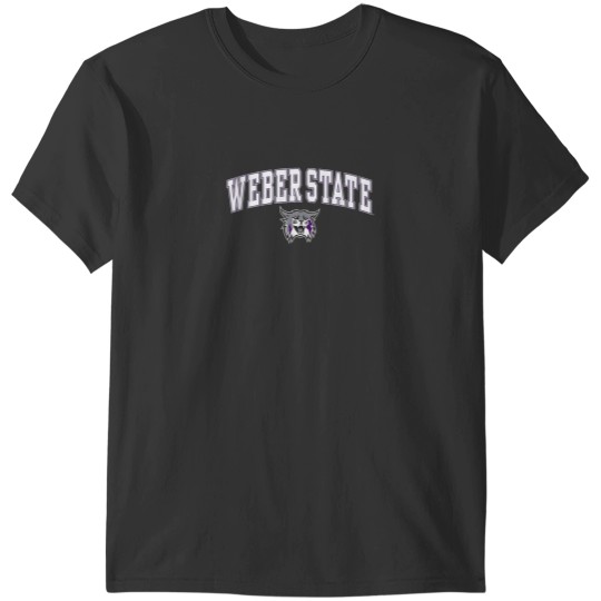 Discover Weber State Wildcats Arch Over Logo Officially Li T-Shirts
