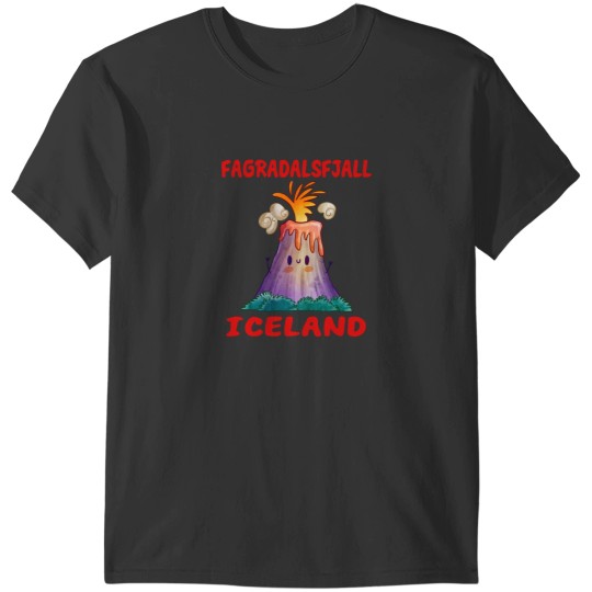 Discover Fagradalsfjall Iceland Volcano Eruption 2022 (1) T-Shirts