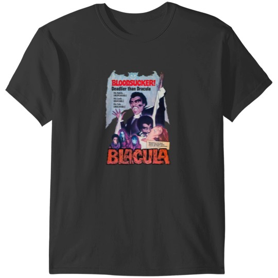 Discover Blacula Exclusive Poster Halloween T-Shirt T-Shirts