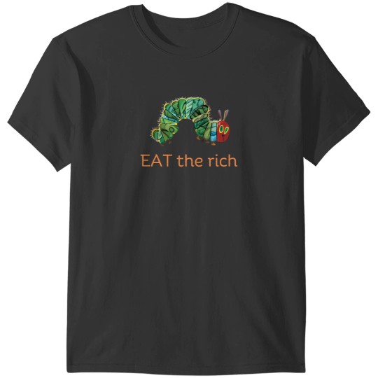 Discover Eat The Rich Hungry Caterpillar Sticker T-Shirts