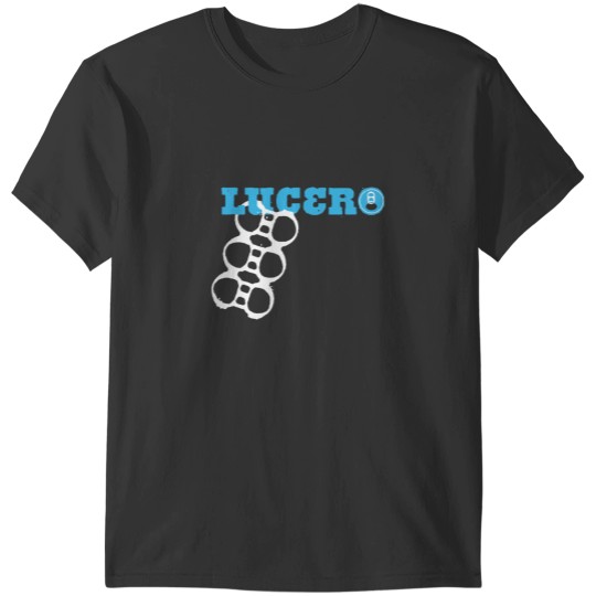 Discover Lucero Band Logo Blue Can T-Shirts