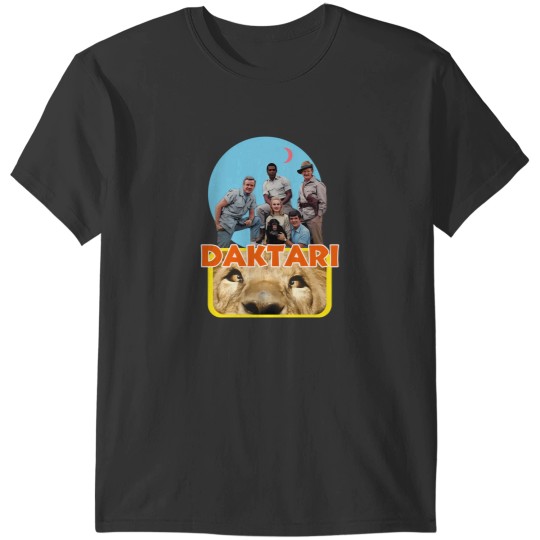 Discover Daktari And Clarence The Cross-Eyed Lion Veterinarian Marsh Tracy And Chimpanzee Judy T-Shirts