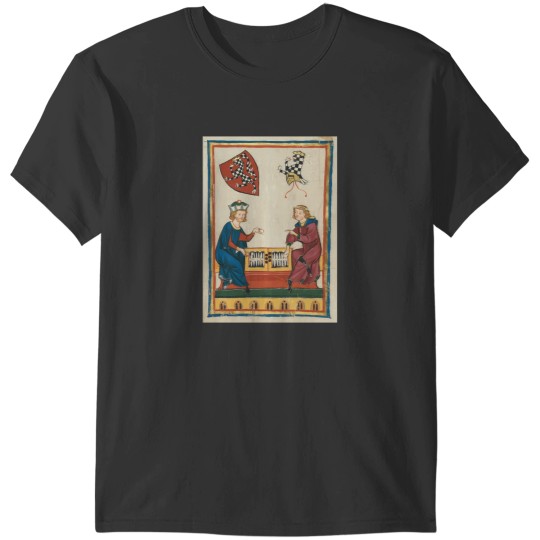 Discover Backgammon 14Th Century - Codex Manesse T-Shirts