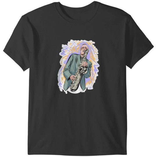 Discover Michael Brecker - An Illustration By Paul Cemmick T-Shirts