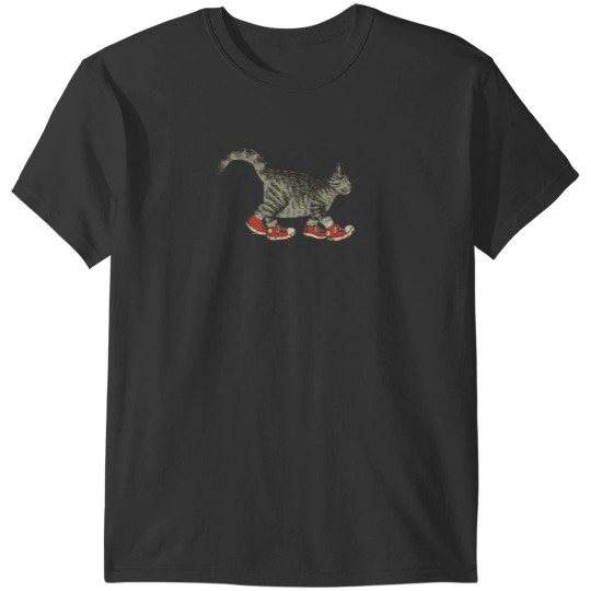 Discover Cat 1981 Sticker T-Shirts