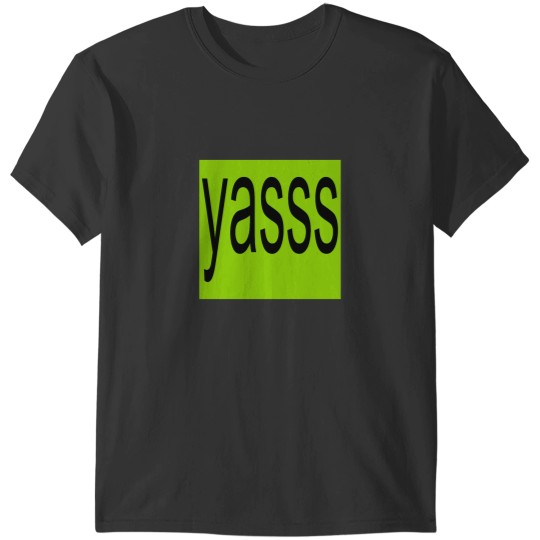 Discover Yasss brat parodyActive T-Shirts