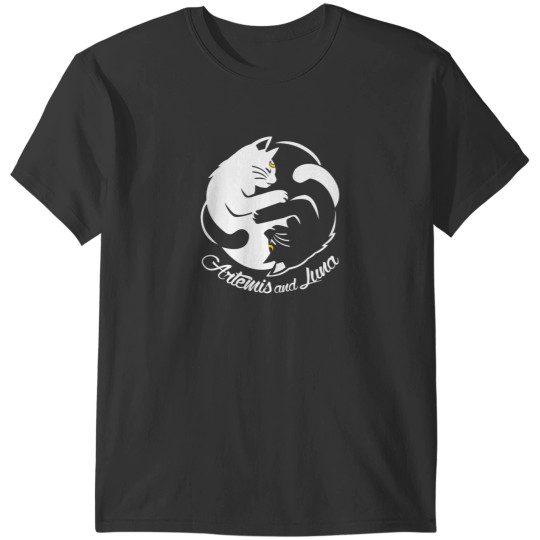 Discover Sailormoon Artemis And Luna Yin Yang T-Shirts