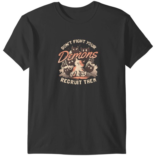 Discover Recruit Your Demons - Cute Evil Cat Gift T-Shirts