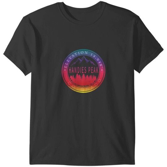 Discover Handies Peak 14er Colorado Active T-Shirts