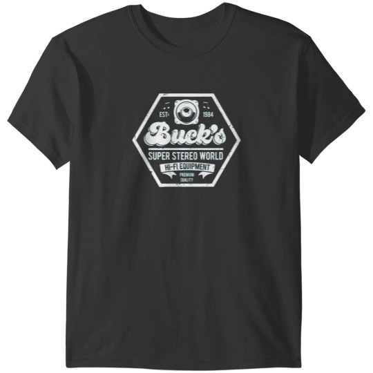 Discover Buck's Super Stereo World T-Shirt T-Shirts