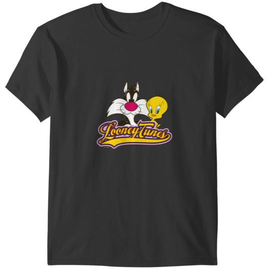 Discover sylvester and tweety bird smiling faces logo sweat T-Shirts