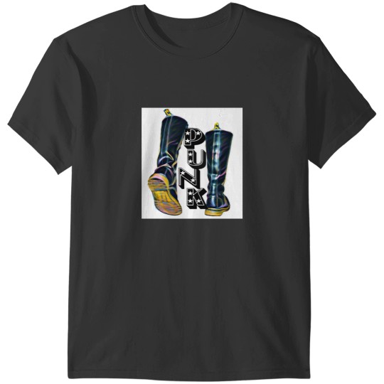 Discover Stomping Dr Punk Boots ZoeBaileyArt Sassy Leather Martens T-Shirts