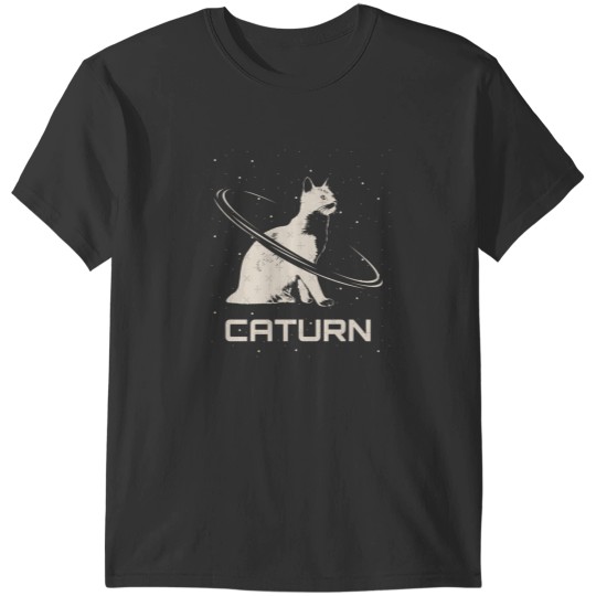 Discover Saturn Caturn Cat Planet Space Essential T-Shirts