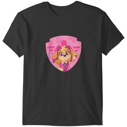 Discover s paw skye big chest shield emblem T-Shirts