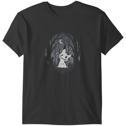 Discover pokã©mon mimikyu fairy type dark spooky forest T-Shirts