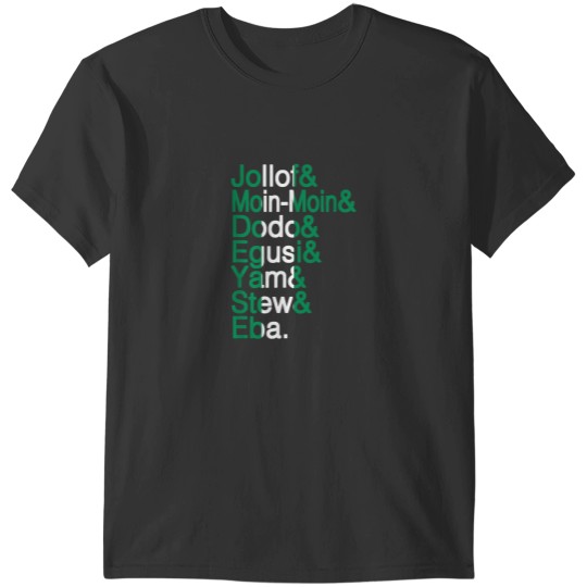 Discover Nigerian African foods Jollof Rice Nigeria Naija T-Shirts