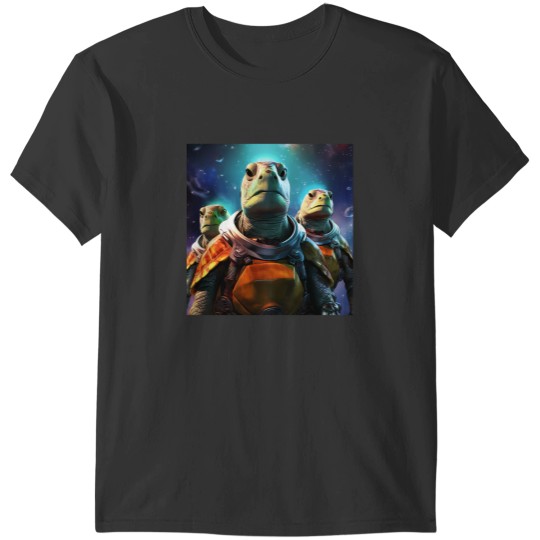 Discover Space Turtles T-Shirts
