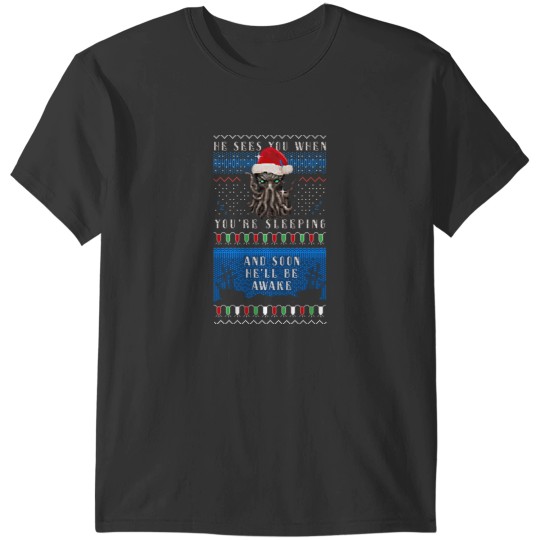 Discover Cthulhus Uglys Christmass Sweater T-Shirts