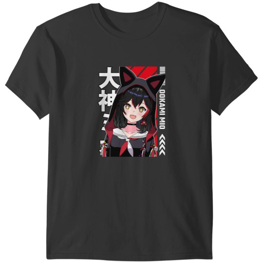 Discover Ookami Mio With Hoodie T-Shirts