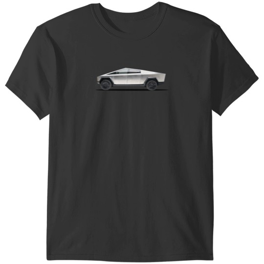 Discover the cybertruck on grey T-Shirts