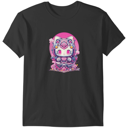 Discover Samurai Kitty - Super Flower Tank T-Shirts