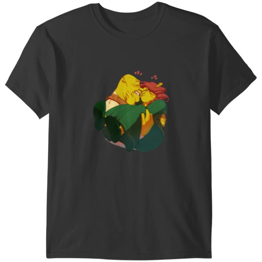 Discover Shrek and Fiona art Sticker1 T-Shirts