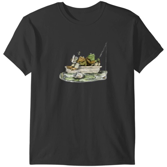 Discover Frog and Toad Fishing T-Shirt T-Shirts
