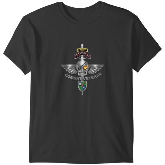 Discover 75th Ranger Regiment Combat Veteran T-Shirts
