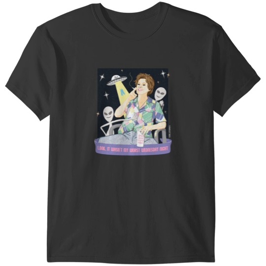 Discover Kate McKinnon SNL Alien Abduction T-Shirt T-Shirts