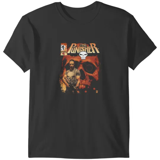 Discover punisher knights distressed comic book cover T-Shirts