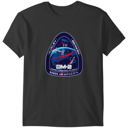 Discover DRAGON CREW - SPACE X x NASA T-Shirt T-Shirts