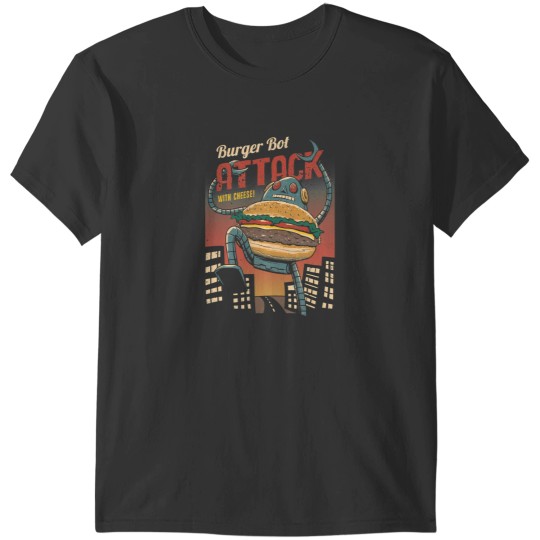 Discover Burger Bot T-Shirts