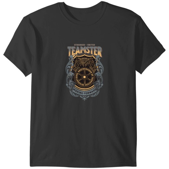 Discover Teamster Unity Badge Union Pride  Worker Solidarity Emblem T-Shirts
