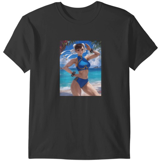 Discover Swimsuit Chun Li T-Shirts