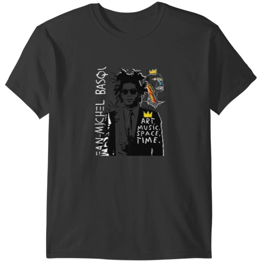 Discover space time art music rockstar nyc artists basquiats portrait T-Shirts