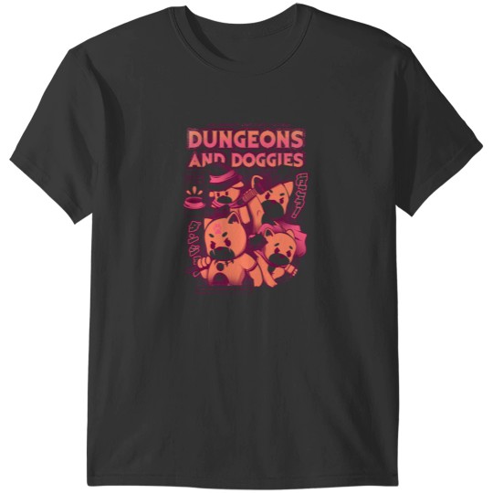 Discover Dungeon and Doggies T-Shirts