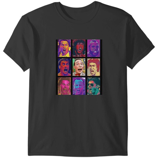 Discover Action Scream Peewee Pop Art T-Shirts