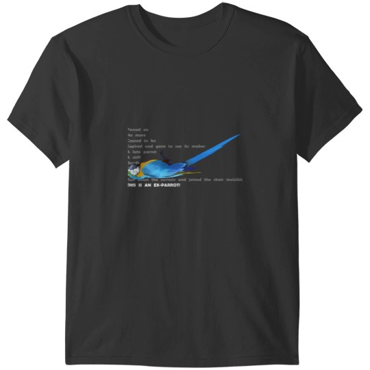 Discover Polly the ExParrot Monty Python T-Shirts