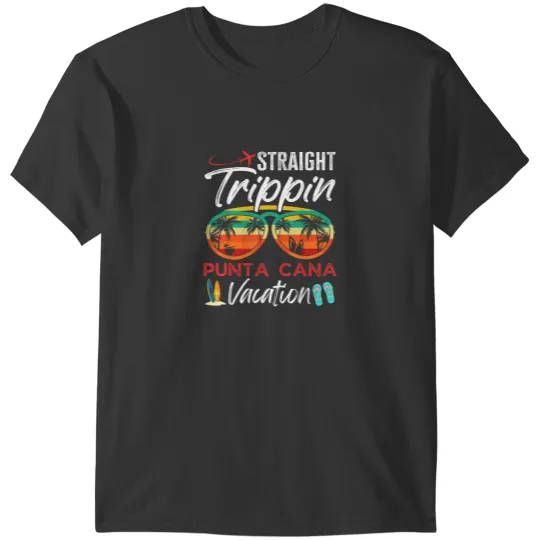 Discover Straight Trippin Punta Cana Couples Family Vacati T-Shirts