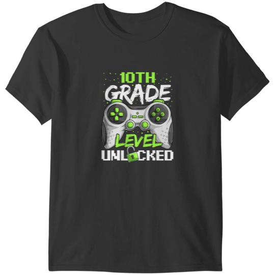 Discover First Day Of 10th Grade Level Unlocked Shirt, Back To School-min T-Shirts