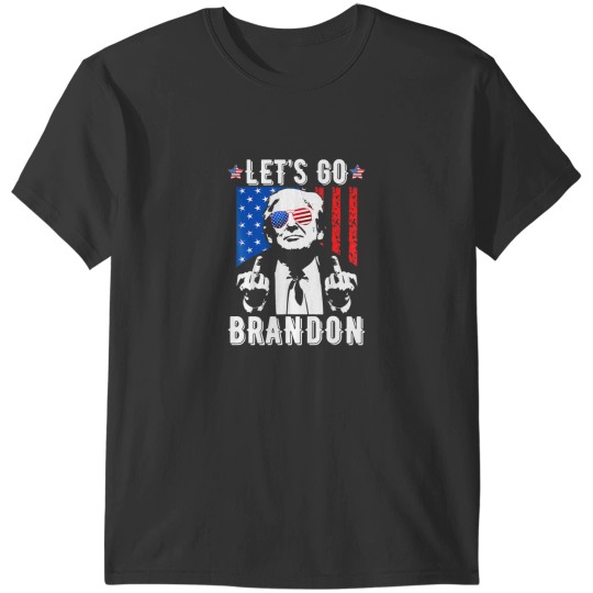 Discover Let’s Go Brandon  Funny Usa Flag T-Shirts