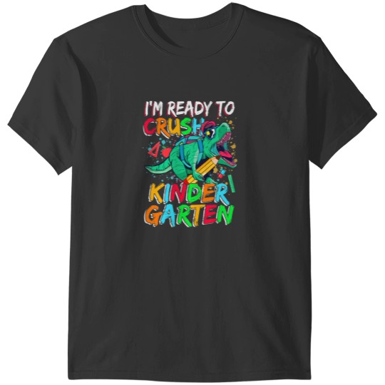 Discover First Day Of Kindergarten, Ready To Crush 1st Kindergarten-min T-Shirts