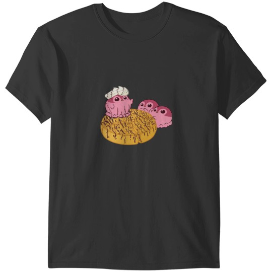 Discover Penguinscoops - Statue over Waffle T-Shirts