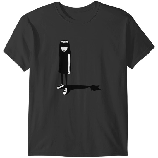 Discover emily the strange, black cat shadow Essential T-Shirts