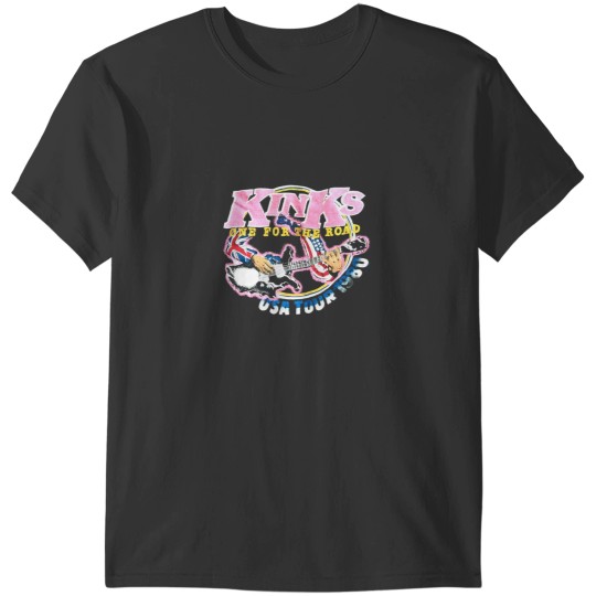 Discover The Kinks Band One For The Road USA Tour 1980 T-Shirts